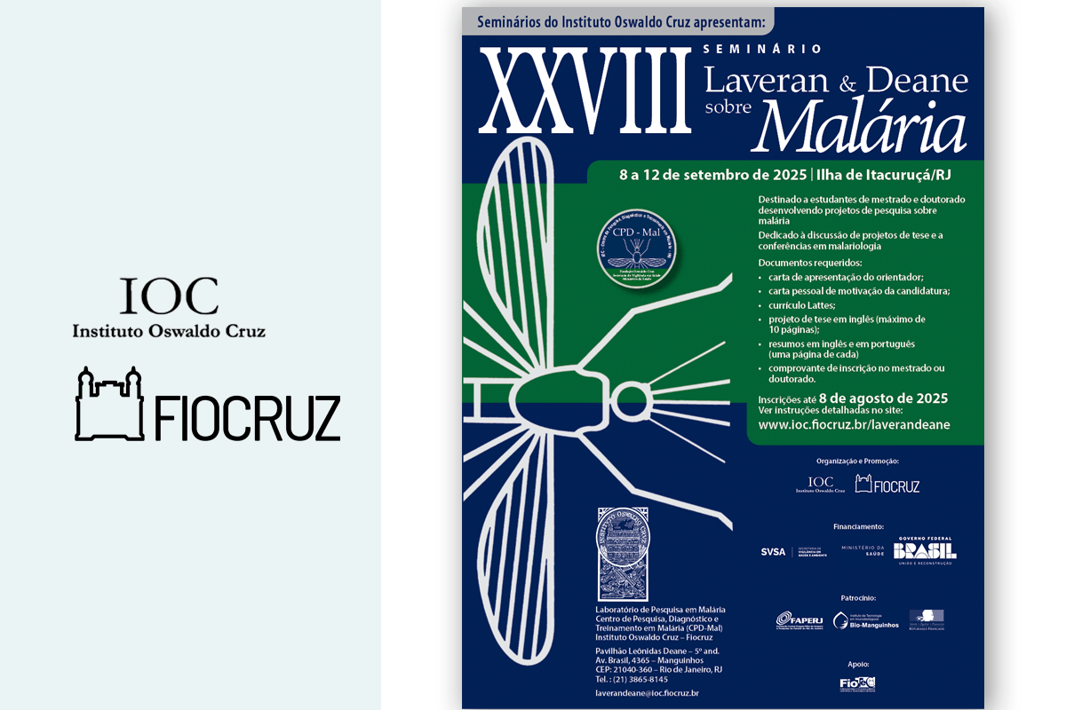 XXVIII Seminário Laveran & Deane sobre Malária